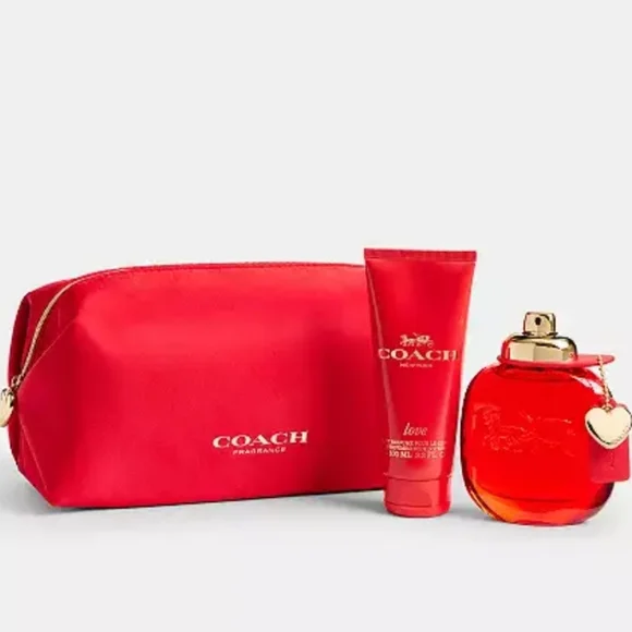 Coach Love Eau De Parfum 3 Piece Pouch Set - Picture 2 of 9